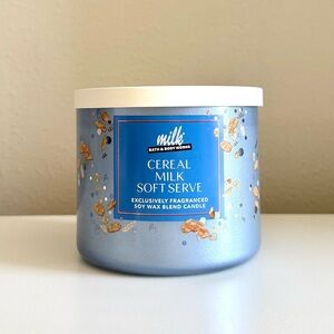Bath and Body Works x Milk Bar Candle Cereal Milk Soft Serve